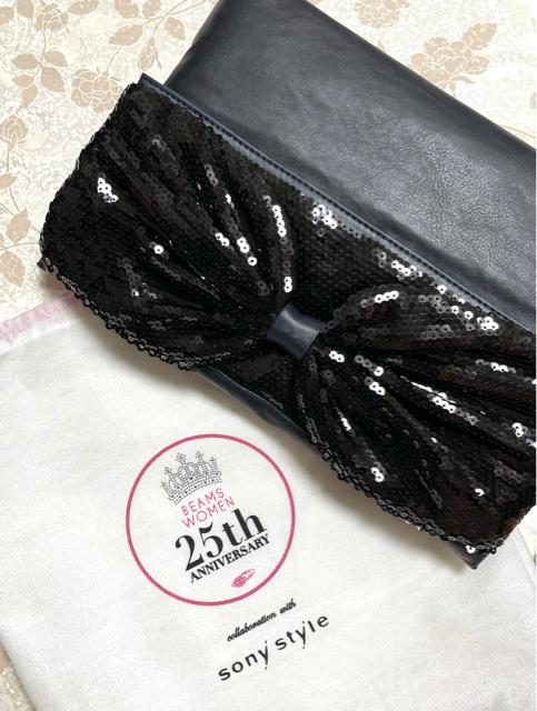 BEAMS WOMEN 25th ANNIVERSARY キラキラリボンバッグ < ブランド  BEAMS WOMEN 25th ANNIVERSARY キラキラリボンバッグ  < ブランドの