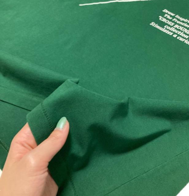 moussy◎白バックプリント暗緑半袖Tシャツ(F)新品 < ブランド moussy◎白バックプリント暗緑半袖Tシャツ(F)新品 < ブランドの