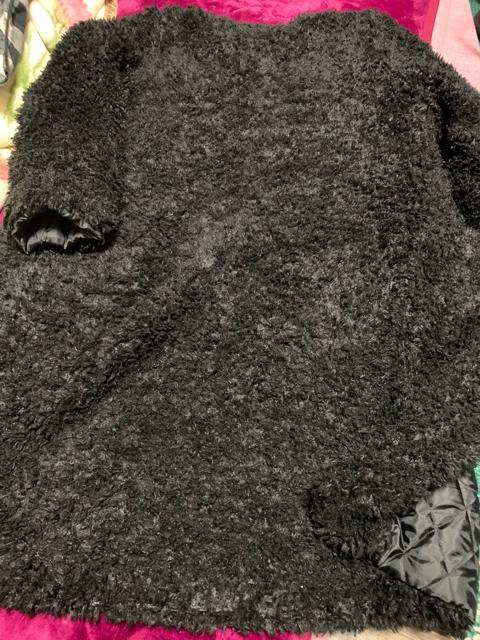 EMODA  エモダ 黒もこもこ コート サイズフリ 送給料無料 < ブランド  EMODA  エモダ 黒もこもこ コート サイズフリ 送給料無料 < ブランドの