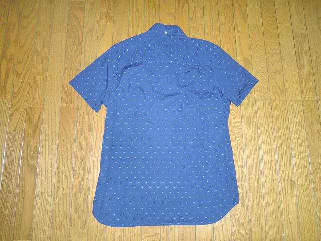 TMT BIG HOLIDAY ドット柄シャツ S 紺系 ティーエムティー 半袖BD ボタンダウン < ブランド TMT BIG HOLIDAY ドット柄シャツ S 紺系 ティーエムティー 半袖BD ボタンダウン < ブランドの