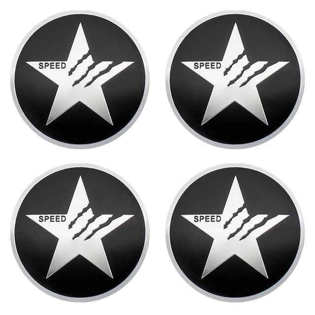 �X�^�[SPEED�f�U�C�� �z�C�[�� �Z���^�[�L���b�v �u���b�N 56���� 4���Z�b�g �A���~�� �J�[�X�e�b�J�[ �� ������/�o�C�N