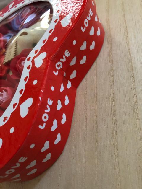 くまのマスコット付き ソープフラワー ハートボックス 薔薇  枯れないお花 < インテリア/ライフ  くまのマスコット付き ソープフラワー ハートボックス 薔薇  枯れないお花 < インテリア/ライフの