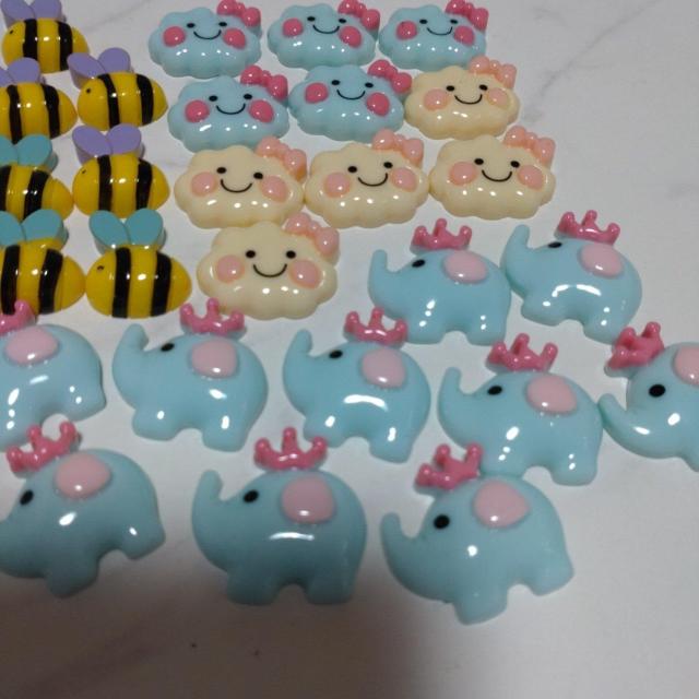 ハチと雲とぞうさんモチーフセット < ペット/手芸/園芸  ハチと雲とぞうさんモチーフセット < ペット/手芸/園芸の