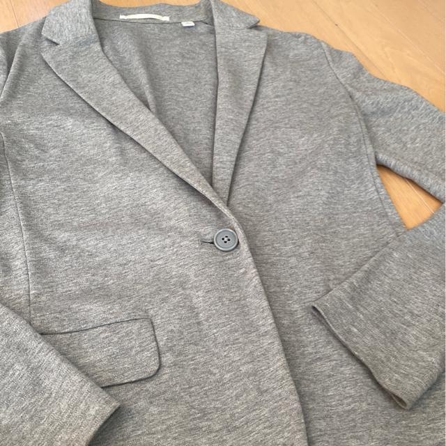 UNIQLOグレージャケット/サイズS/ユニクロレディース上着アウター < 女性ファッション  UNIQLOグレージャケット/サイズS/ユニクロレディース上着アウター < 女性ファッションの