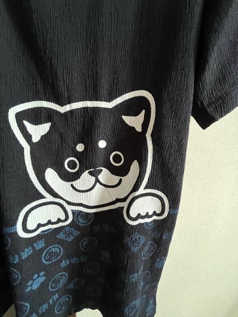 3Lサイズ!高貴紳士的!商標登録!黒柴印 和んこ堂!サラッと楊柳素材!ストレッチ!ヘンリーネック!半袖!シャツ!濃紺系色合い! < 男性ファッション  3Lサイズ!高貴紳士的!商標登録!黒柴印 和んこ堂!サラッと楊柳素材!ストレッチ!ヘンリーネック!半袖!シャツ!濃紺系色合い! < 男性ファッションの