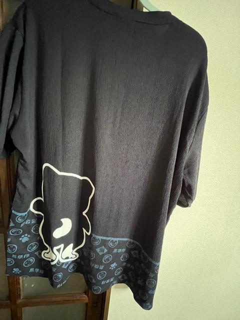 3Lサイズ!高貴紳士的!商標登録!黒柴印 和んこ堂!サラッと楊柳素材!ストレッチ!ヘンリーネック!半袖!シャツ!濃紺系色合い! < 男性ファッション  3Lサイズ!高貴紳士的!商標登録!黒柴印 和んこ堂!サラッと楊柳素材!ストレッチ!ヘンリーネック!半袖!シャツ!濃紺系色合い! < 男性ファッションの