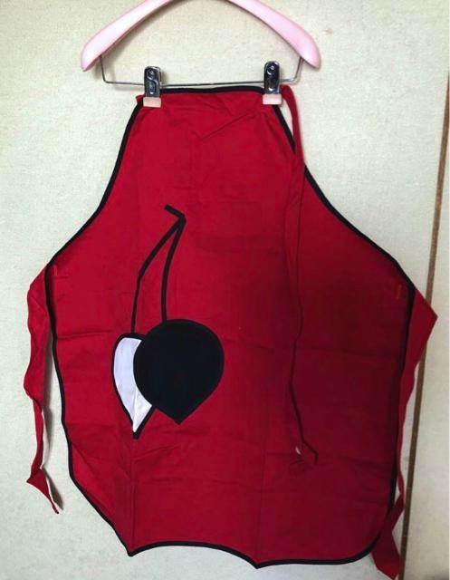 【未使用】レトロ モダン柄のエプロン 黒×白さくらんぼがポケット < インテリア/ライフ 【未使用】レトロ モダン柄のエプロン 黒×白さくらんぼがポケット < インテリア/ライフの