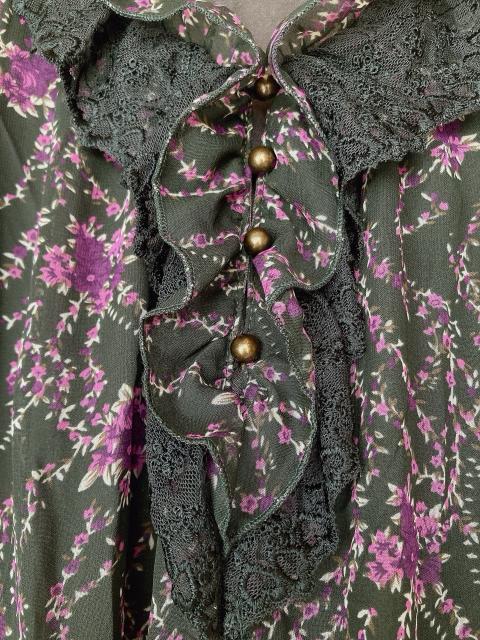 axes femme アクシーズ 花柄 フリル 半袖 ワンピース チュニック M N2m < ブランド axes femme アクシーズ 花柄 フリル 半袖 ワンピース チュニック M N2m < ブランドの