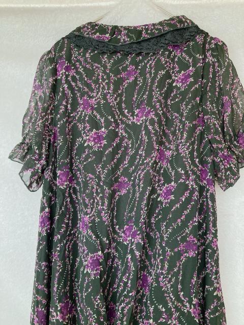 axes femme アクシーズ 花柄 フリル 半袖 ワンピース チュニック M N2m < ブランド axes femme アクシーズ 花柄 フリル 半袖 ワンピース チュニック M N2m < ブランドの