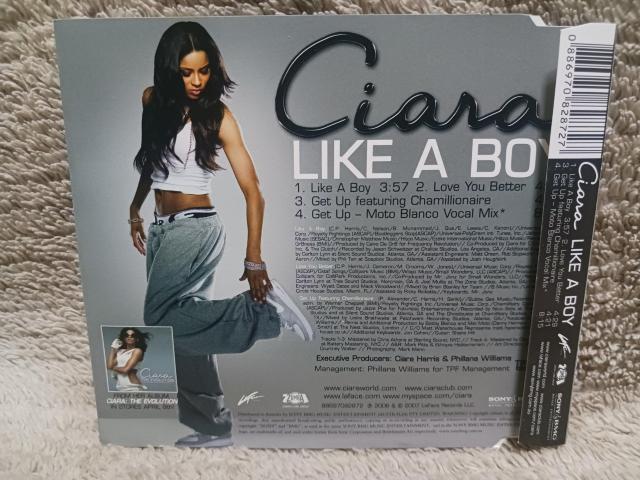 Ciara シアラ/LIKE A BOY/Get Up/輸入盤/CDシングル < CD/DVD/ビデオ Ciara シアラ/LIKE A BOY/Get Up/輸入盤/CDシングル < CD/DVD/ビデオの