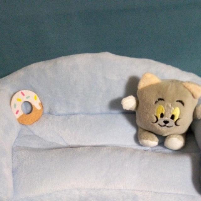 TOM&JERRY マスコット付きティッシュカバー ブルー < アニメ/コミック/キャラクター TOM&JERRY マスコット付きティッシュカバー ブルー < アニメ/コミック/キャラクターの