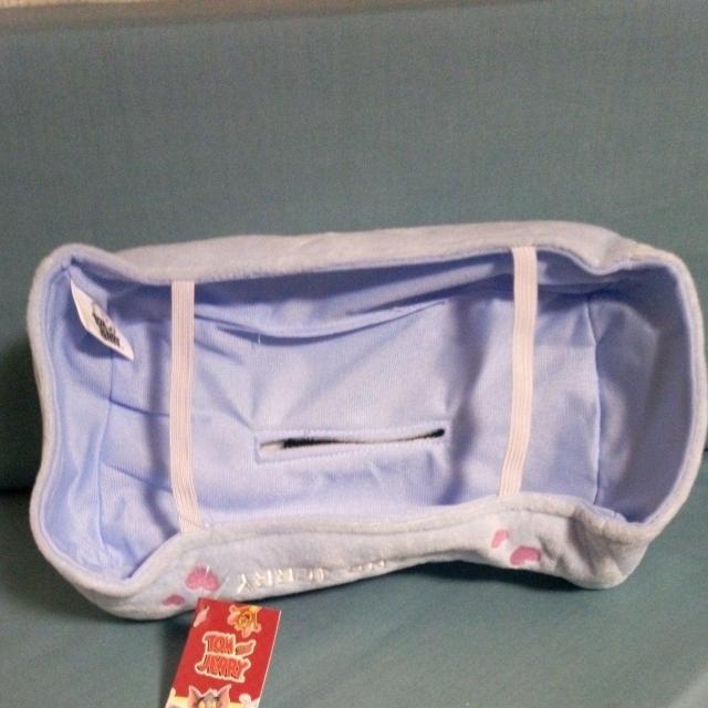 TOM&JERRY マスコット付きティッシュカバー ブルー < アニメ/コミック/キャラクター TOM&JERRY マスコット付きティッシュカバー ブルー < アニメ/コミック/キャラクターの