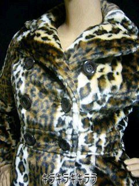 《New》ゴージャス★美ライン*レオパード/ヒョウ柄・ファージャケットコート < 女性ファッション 《New》ゴージャス★美ライン*レオパード/ヒョウ柄・ファージャケットコート < 女性ファッションの