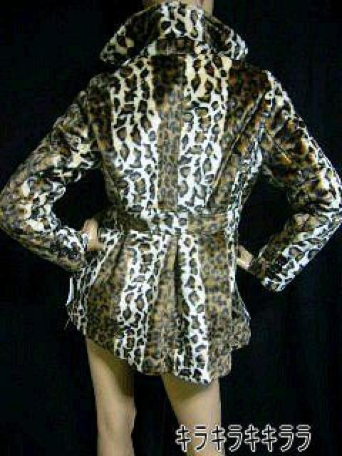 《New》ゴージャス★美ライン*レオパード/ヒョウ柄・ファージャケットコート < 女性ファッション 《New》ゴージャス★美ライン*レオパード/ヒョウ柄・ファージャケットコート < 女性ファッションの