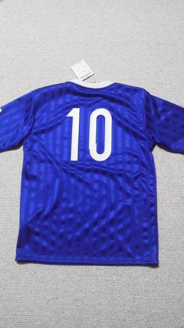 サッカー 日本代表 ユニフォーム 風 Tシャツ 10 ブルー 160cm < キッズ/ベビー  サッカー 日本代表 ユニフォーム 風 Tシャツ 10 ブルー 160cm < キッズ/ベビーの