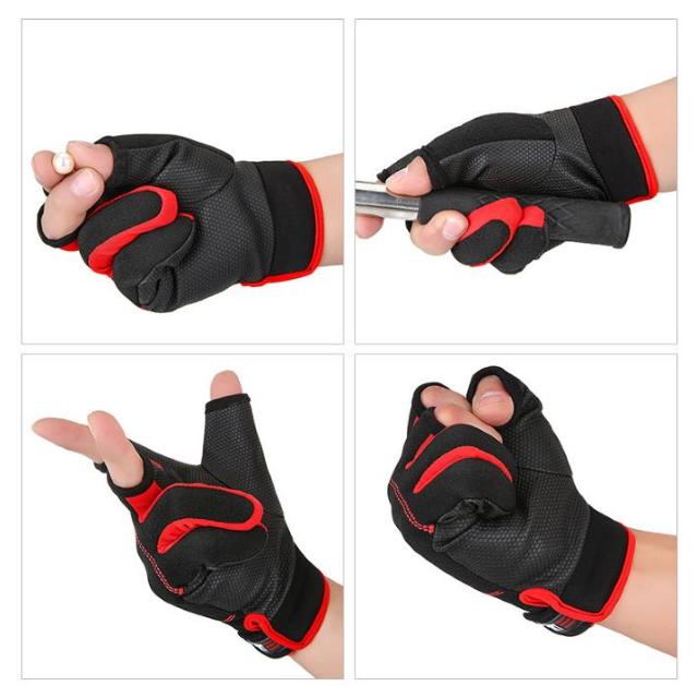 ブラック 釣り用手袋 フィッシンググローブ 3本カット < レジャー/スポーツ ブラック 釣り用手袋 フィッシンググローブ 3本カット < レジャー/スポーツの