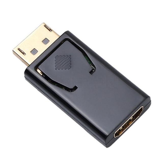 DPオス to HDMIメス 変換 小型 アダプタ コネクタ 1080P 黒色 持ち運び便利 displayport hdmi < 家電/AV  DPオス to HDMIメス 変換 小型 アダプタ コネクタ 1080P 黒色 持ち運び便利 displayport hdmi < 家電/AVの