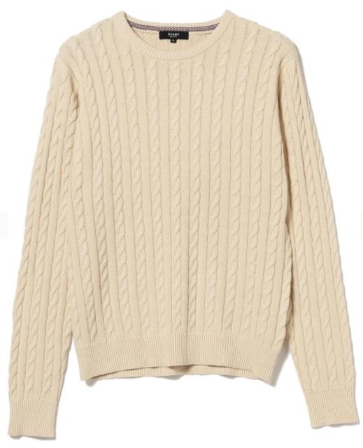 メンズ ケーブル コットンニット < 男性ファッション メンズ ケーブル コットンニット < 男性ファッションの