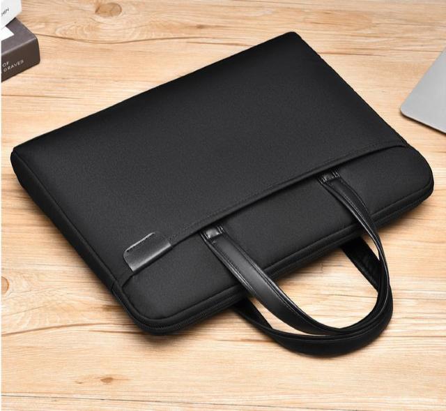ビジネスバッグ メンズ ブリーフケース ハンドバッグ パソコンケース ブラック < 男性ファッション ビジネスバッグ メンズ ブリーフケース ハンドバッグ パソコンケース ブラック < 男性ファッションの