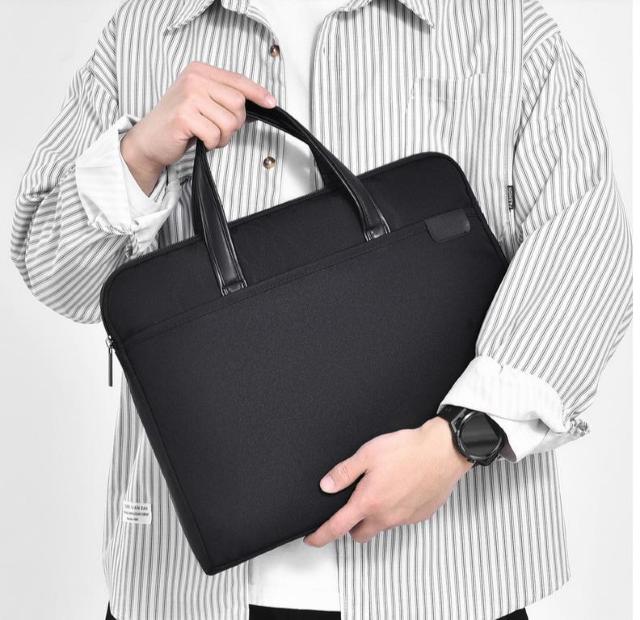 ビジネスバッグ メンズ ブリーフケース ハンドバッグ パソコンケース ブラック < 男性ファッション ビジネスバッグ メンズ ブリーフケース ハンドバッグ パソコンケース ブラック < 男性ファッションの