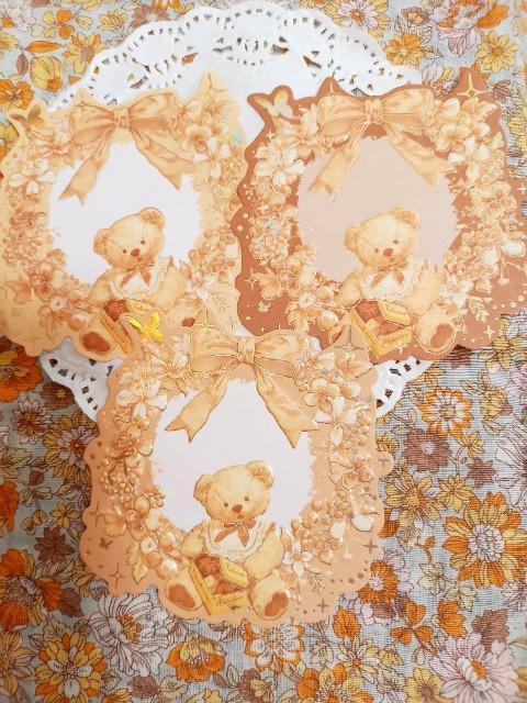 お裾分け☆くま柄メッセージメモ3色3枚☆茶 < インテリア/ライフ  お裾分け☆くま柄メッセージメモ3色3枚☆茶  < インテリア/ライフの
