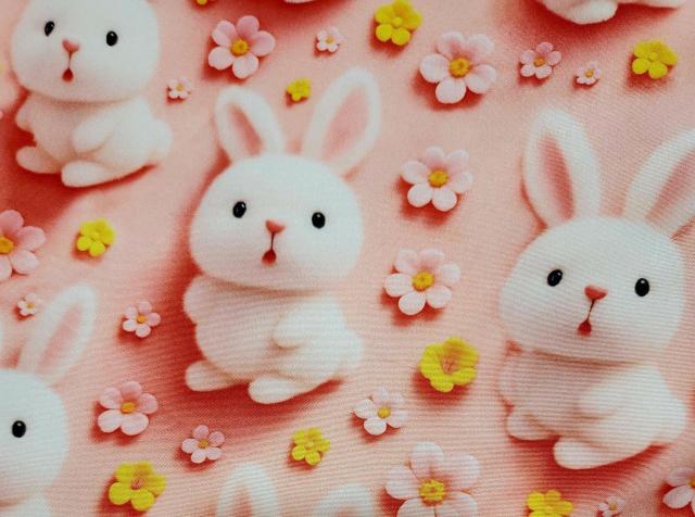 可愛いウサギちゃんの立体柄の布バックです。 < ペット/手芸/園芸 可愛いウサギちゃんの立体柄の布バックです。 < ペット/手芸/園芸の