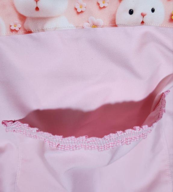 可愛いウサギちゃんの立体柄の布バックです。 < ペット/手芸/園芸 可愛いウサギちゃんの立体柄の布バックです。 < ペット/手芸/園芸の