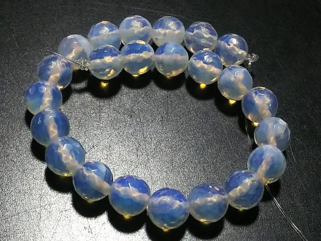 天然石★オパライト 8mm128面カット 半連 < 女性アクセサリー/時計 天然石★オパライト 8mm128面カット 半連 < 女性アクセサリー/時計の
