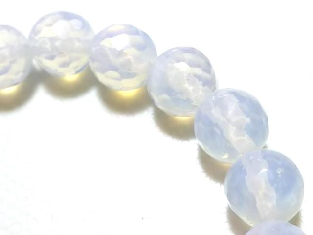 天然石★オパライト 8mm128面カット 半連 < 女性アクセサリー/時計 天然石★オパライト 8mm128面カット 半連 < 女性アクセサリー/時計の