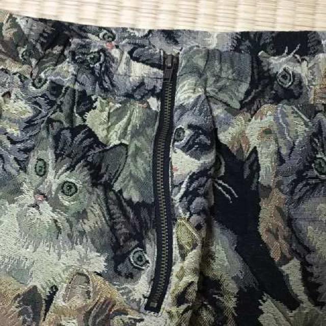 ゴブラン織り猫柄スカート。 < 女性ファッション ゴブラン織り猫柄スカート。 < 女性ファッションの