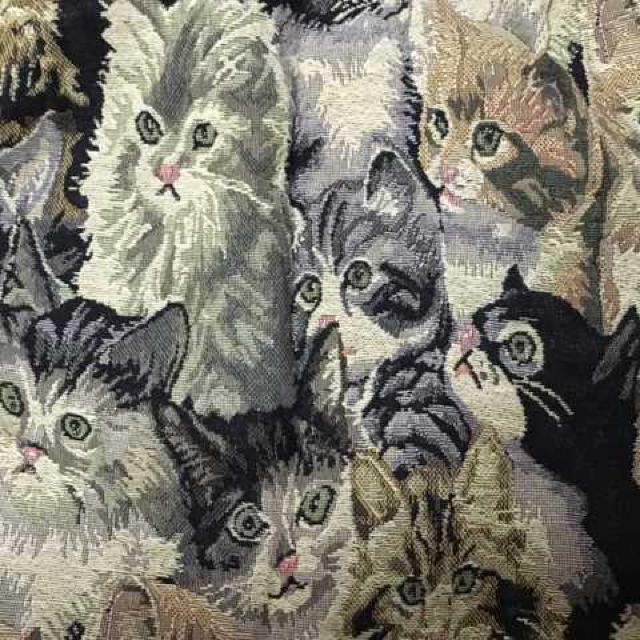 ゴブラン織り猫柄スカート。 < 女性ファッション ゴブラン織り猫柄スカート。 < 女性ファッションの