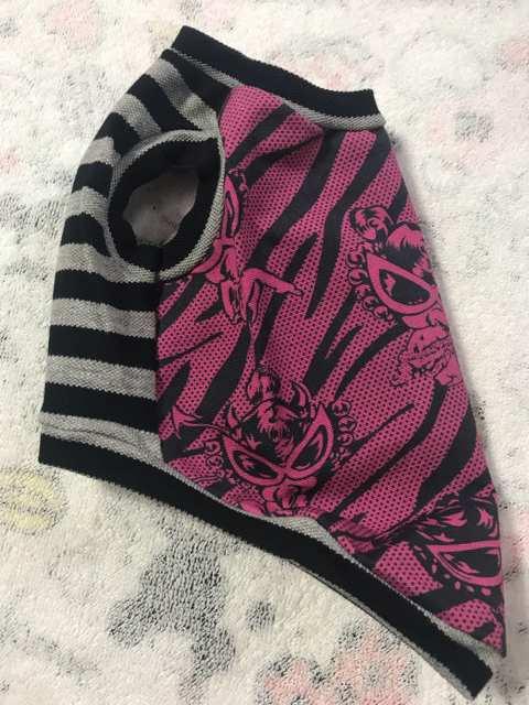 ハンドメイド*ヒスミニTシャツ*セクシーミニ*ゼブラ*pink*S < ペット/手芸/園芸  ハンドメイド*ヒスミニTシャツ*セクシーミニ*ゼブラ*pink*S < ペット/手芸/園芸の