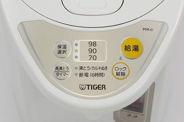 タイガー マイコン電気ポット 2.2L アーバンホワイト < 家電/AV  タイガー マイコン電気ポット 2.2L アーバンホワイト < 家電/AVの