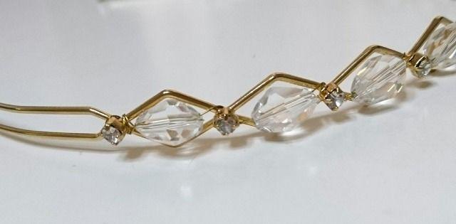 ビーズ&ラインストーン★ワイヤー カチューシャ < 女性アクセサリー/時計 ビーズ&ラインストーン★ワイヤー カチューシャ < 女性アクセサリー/時計の