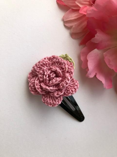 ハンドメイド スリーピン パッチンピン 薔薇 ピンク axes好き < 女性ファッション  ハンドメイド スリーピン パッチンピン 薔薇 ピンク axes好き < 女性ファッションの