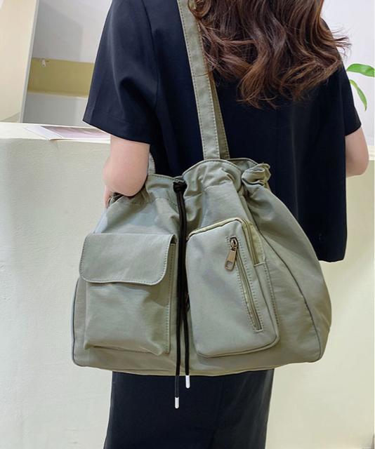 送料無料 新品 ナイロン巾着バッグ トートバッグ 大容量 < 女性ファッション  送料無料 新品 ナイロン巾着バッグ トートバッグ 大容量 < 女性ファッションの