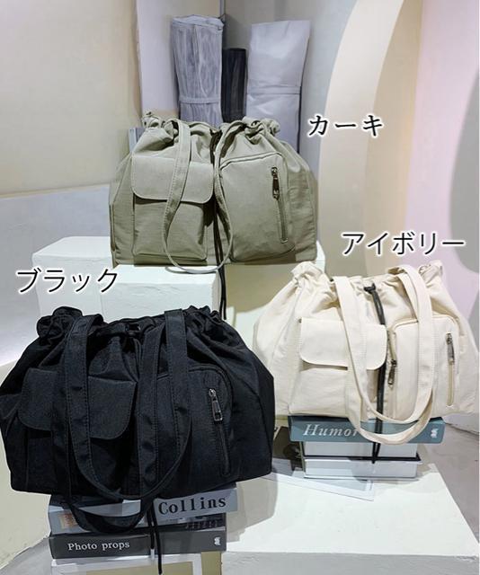 送料無料 新品 ナイロン巾着バッグ トートバッグ 大容量 < 女性ファッション  送料無料 新品 ナイロン巾着バッグ トートバッグ 大容量 < 女性ファッションの