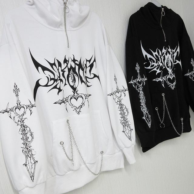 NEW�ŐVw/L/�n�C�l�b�NZip�p�[�J�[���N���X�g���C�o��/�`�F�[���A�N�Z�t �� �j���t�@�b�V������ 