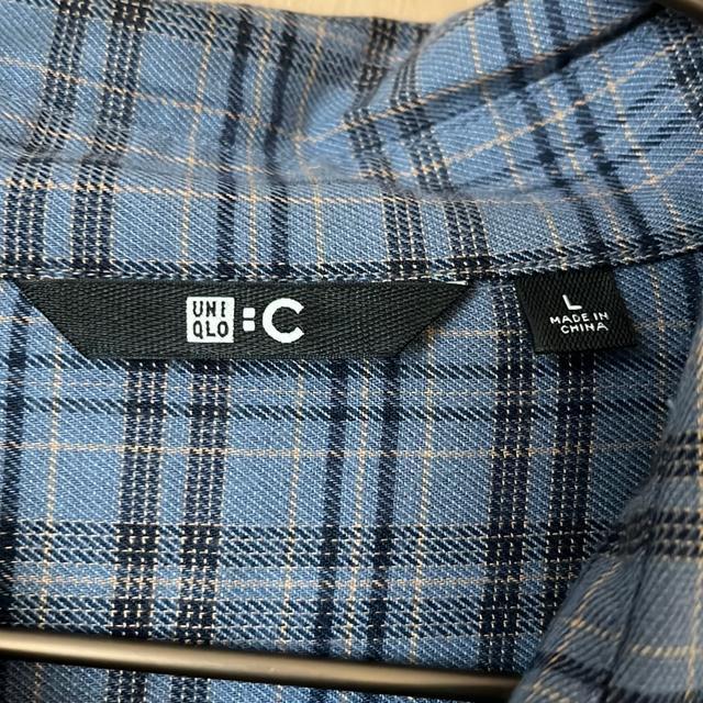 新品ユニクロCベルテッドシャツワンピースブルーL < ブランド  新品ユニクロCベルテッドシャツワンピースブルーL < ブランドの