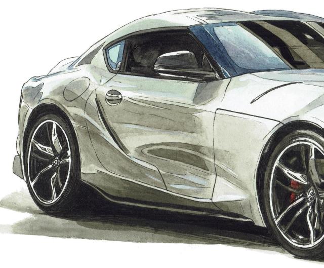 NC-991 TOYOTAスープラRE限定版画サイン額装作家平右ヱ門 < 自動車/バイク NC-991 TOYOTAスープラRE限定版画サイン額装作家平右ヱ門 < 自動車/バイク