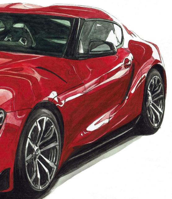 NC-991 TOYOTAスープラRE限定版画サイン額装作家平右ヱ門 < 自動車/バイク NC-991 TOYOTAスープラRE限定版画サイン額装作家平右ヱ門 < 自動車/バイク