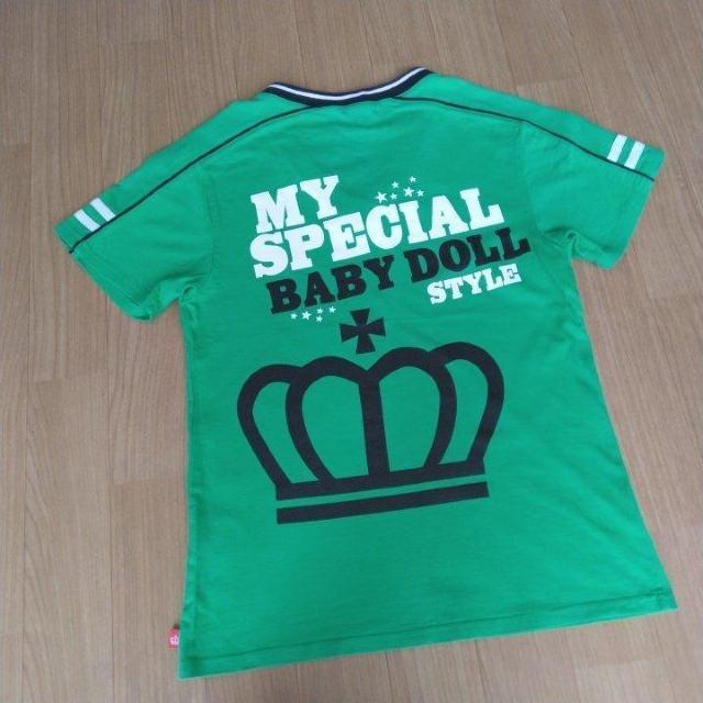 VネックTシャツ 緑 S ベビードールBABYDOLLベビド < ブランド VネックTシャツ 緑 S ベビードールBABYDOLLベビド < ブランドの
