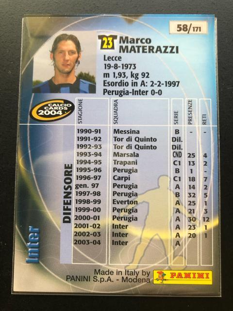 QOOScalcio PANINI/mn-TWEINTERE}RE}ebcC