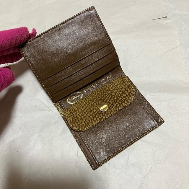 A【BORBONESE / ボルボネーゼ】 うずら柄 / レザー 二つ折り財布 < 女性ファッション A【BORBONESE / ボルボネーゼ】 うずら柄 / レザー 二つ折り財布 < 女性ファッションの