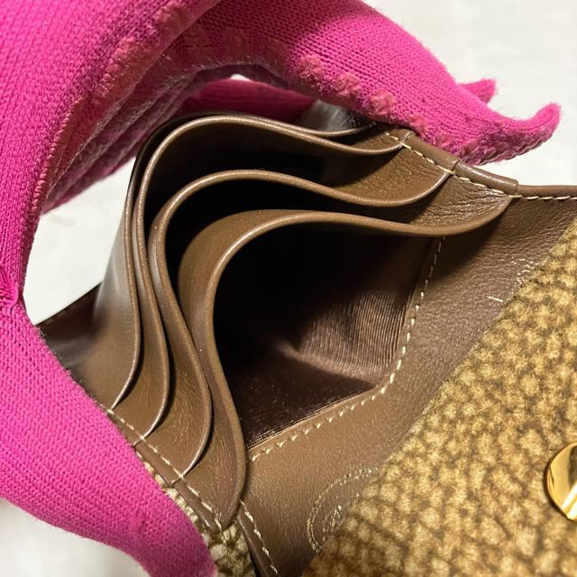 A【BORBONESE / ボルボネーゼ】 うずら柄 / レザー 二つ折り財布 < 女性ファッション A【BORBONESE / ボルボネーゼ】 うずら柄 / レザー 二つ折り財布 < 女性ファッションの