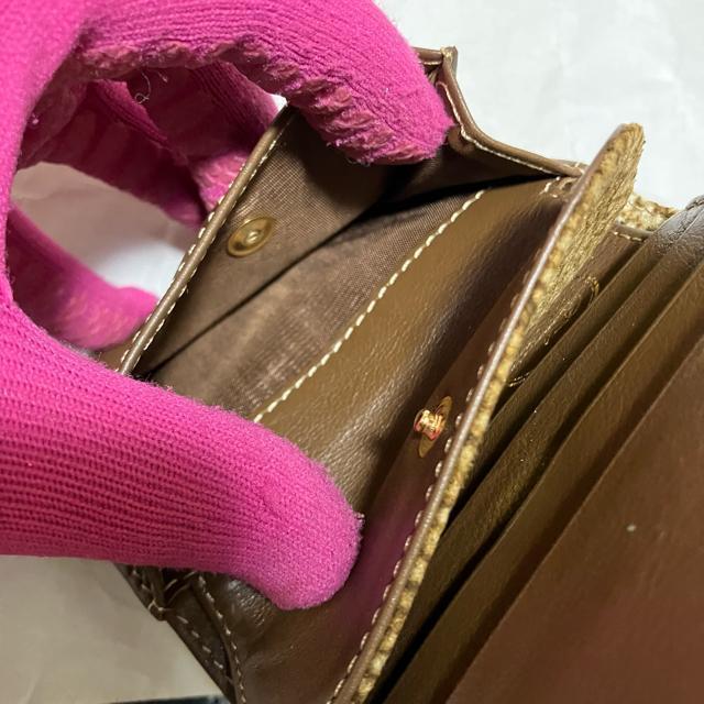 A【BORBONESE / ボルボネーゼ】 うずら柄 / レザー 二つ折り財布 < 女性ファッション A【BORBONESE / ボルボネーゼ】 うずら柄 / レザー 二つ折り財布 < 女性ファッションの