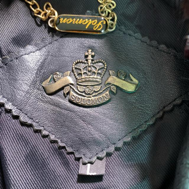 90's SOLOMON 本革 レザー ファー襟 カーコート レザーコート Lサイズ ヴィンテージ < 男性ファッション  90's SOLOMON 本革 レザー ファー襟 カーコート レザーコート Lサイズ ヴィンテージ < 男性ファッションの