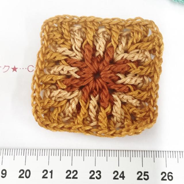 10*ハンドメイド♪特殊グラニースクエアモチーフ 5 < ペット/手芸/園芸 10*ハンドメイド♪特殊グラニースクエアモチーフ 5 < ペット/手芸/園芸の