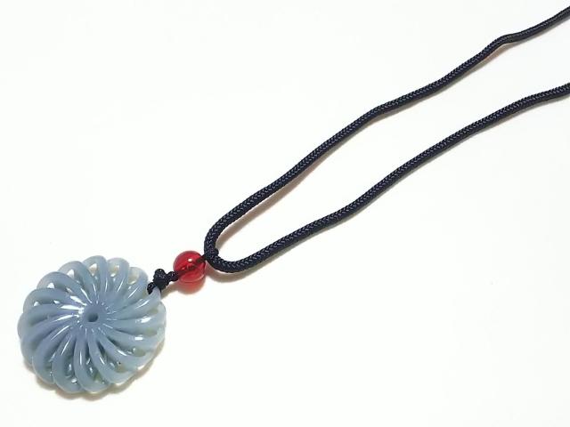 天然石★ミャンマー翡翠 フォイール(風車) ペンダント < 女性アクセサリー/時計 天然石★ミャンマー翡翠 フォイール(風車) ペンダント < 女性アクセサリー/時計の