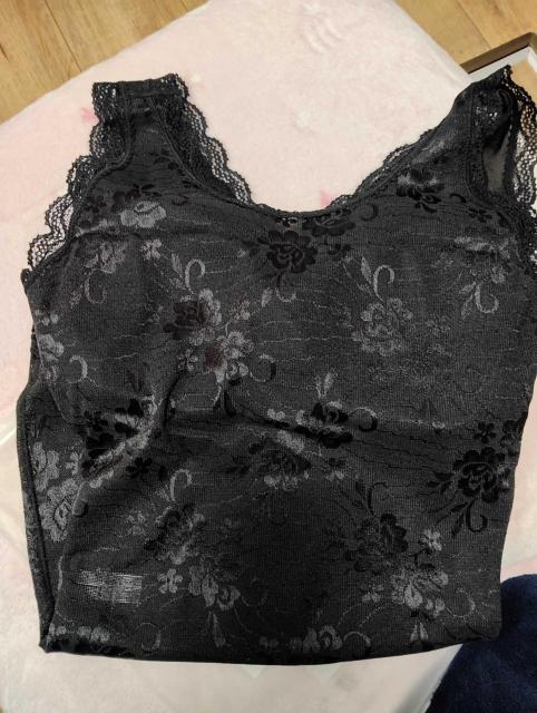 エレガントな黒レース花柄ボディスーツLサイズ < 女性ファッション エレガントな黒レース花柄ボディスーツLサイズ < 女性ファッションの